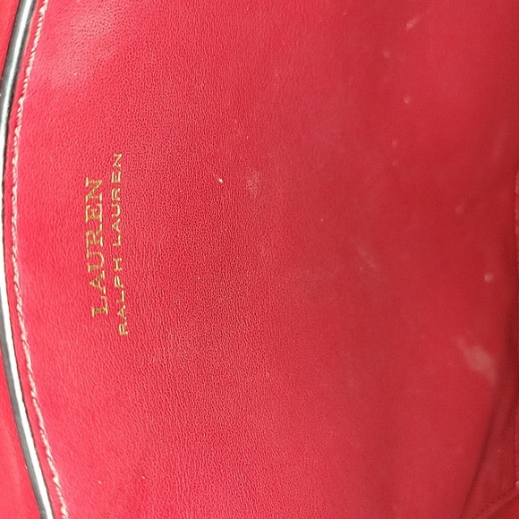 Ralph Lauren Dryden Black Leather Backpack Tote Shoulder Bag - Picture 12 of 13